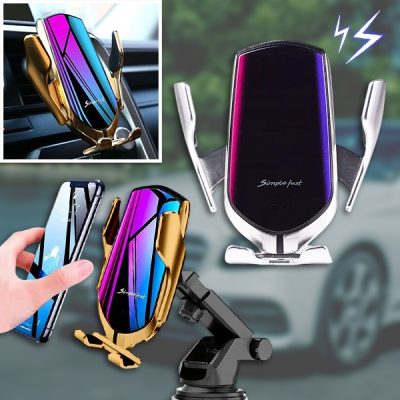 Inteligentna Ładowarka Bezprzewodowa i Uchwyt samochodowy do Telefonu | DELUXE