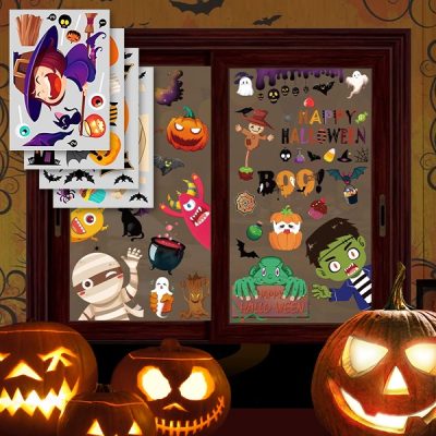Naklejki na Halloween (10 naklejek w zestawie) | SPOOKCLINGS