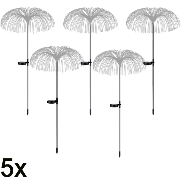 5x Tropikalne światła ogrodowe solarne | LUMIPALM