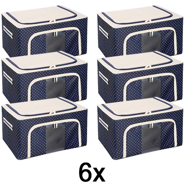 6x Pojemnik do przechowywania ubrań | STACKBOX
